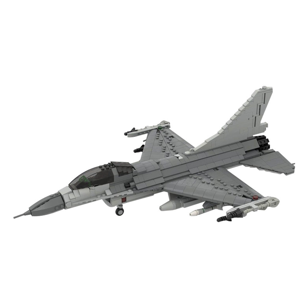 F-16C Block 50 Fighting Falcon Building Kit | LEGO-Compatible MOC - 5