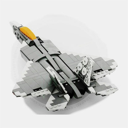 F-22 Raptor Stealth Fighter MOC Building Kit | 1:70 Scale Aircraft Model - 2