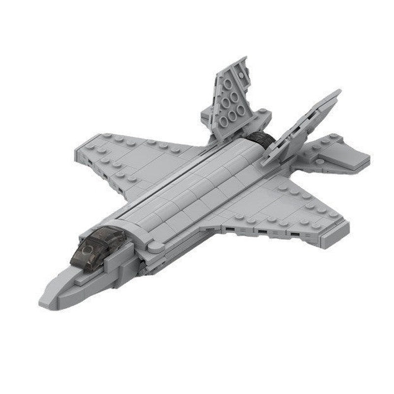F-35 Fighter Jet Trio MOC Building Kit - Multi-Variant Advanced Aviation Set - 4