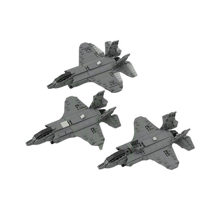 F-35 Lightning II MOC Building Kit | 1:70 Stealth Fighter Aircraft Model - 3