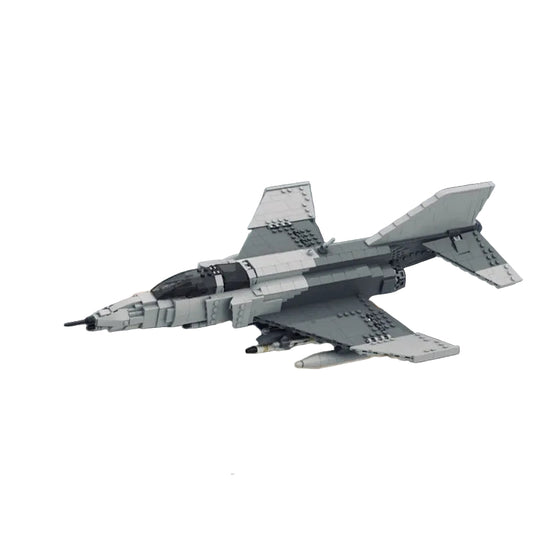 F-4G Wild Weasel Electronic Warfare Fighter Jet MOC Building Kit - 1