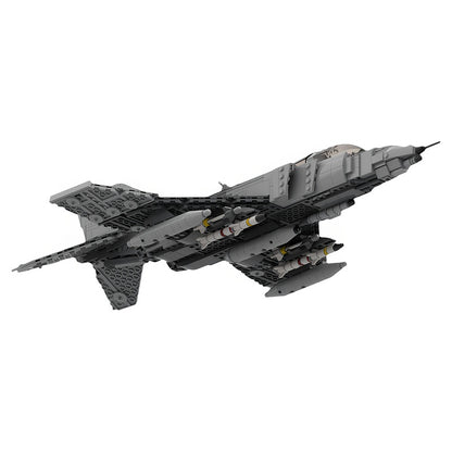 F-4G Wild Weasel Electronic Warfare Fighter Jet MOC Building Kit - 5