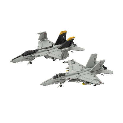 F/A-18E/F Super Hornet Carrier-Based Fighter Building Kit | LEGO-Compatible MOC - 3