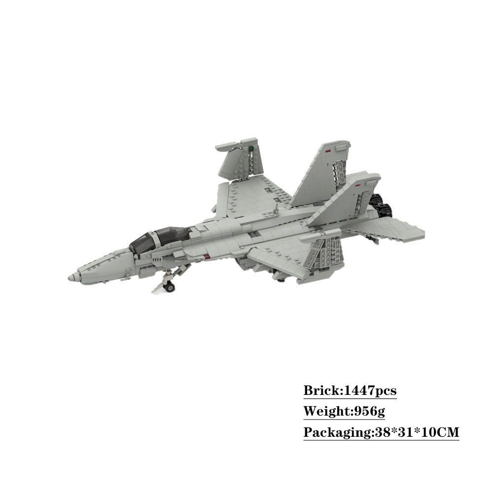 F/A-18E/F Super Hornet Carrier-Based Fighter Building Kit | LEGO-Compatible MOC - 7