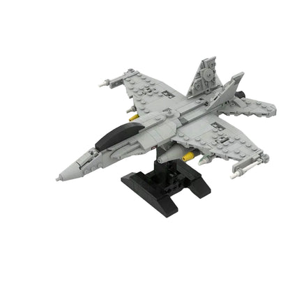 F/A-18 E/F Twin-Engine Fighter Jet 1:70 Scale MOC Building Kit - 1
