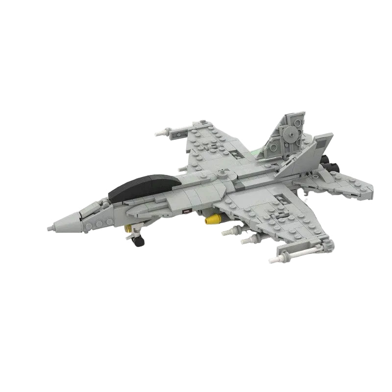 F/A-18 E/F Twin-Engine Fighter Jet 1:70 Scale MOC Building Kit - 2