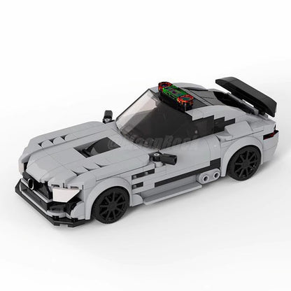 F1 Inspired Safety Car Building Kit | LEGO-Compatible MOC - 1