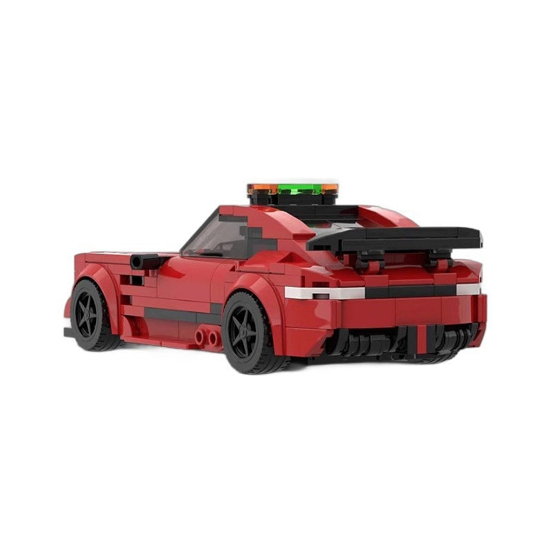 F1 Inspired Safety Car MOC Racing Vehicle Building Kit - 5
