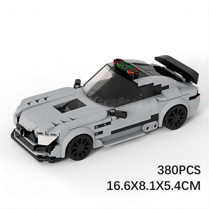 F1 Inspired Safety Car MOC Racing Vehicle Building Kit - 6