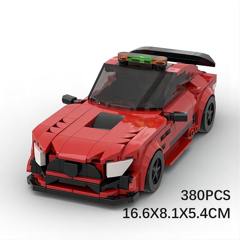 F1 Inspired Safety Car MOC Racing Vehicle Building Kit - 7