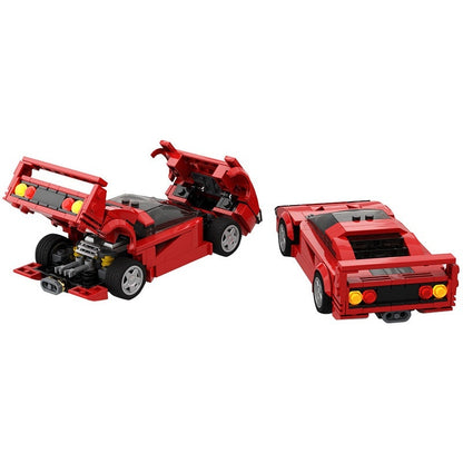 F40 Inspired Supercar MOC Building Kit | 8-Wide Sports Car Model - 1