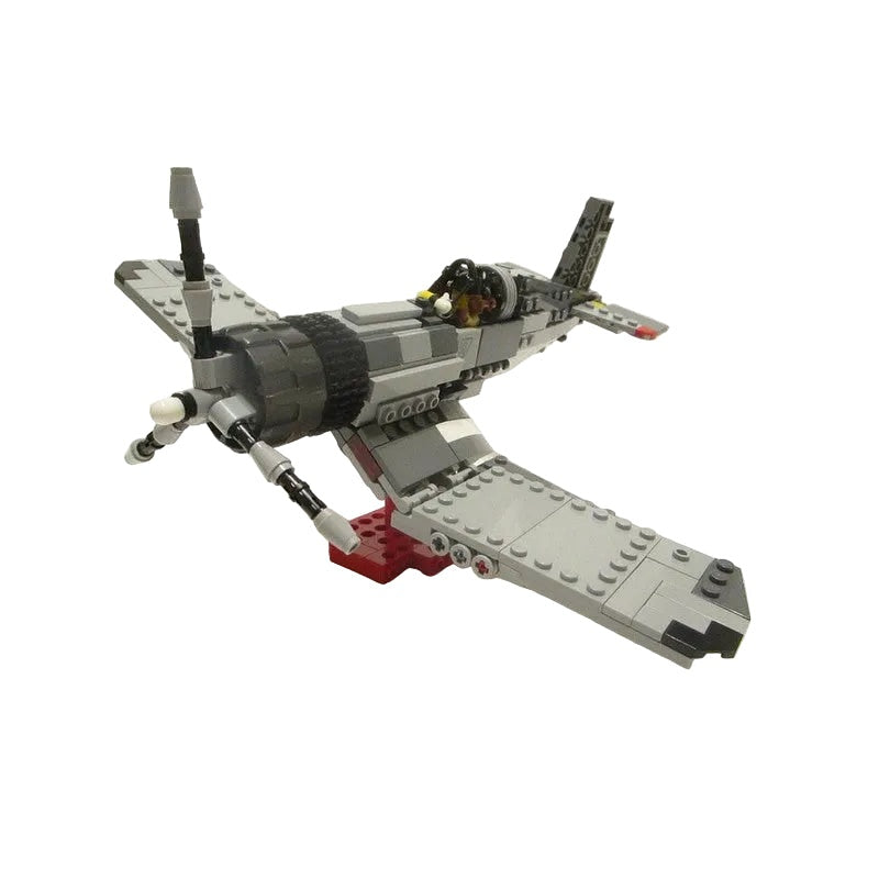 F4U Corsair Fighter MOC Building Kit | WWII Aircraft Model - 2