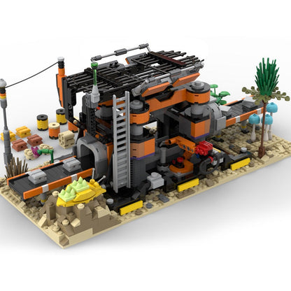 Factory Constructor MOC Building Kit | Industrial Factory Display Model - 2