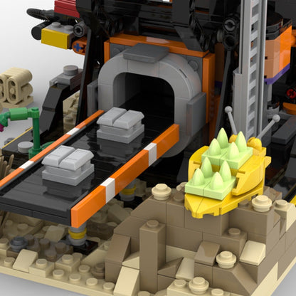 Factory Constructor MOC Building Kit | Industrial Factory Display Model - 7
