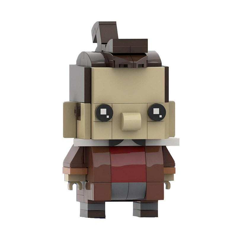 Fairytale Princess & Cursed Beast BrickHeadz Building Kit | LEGO-Compatible MOC - 14