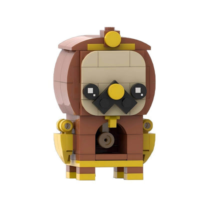 Fairytale Princess & Cursed Beast BrickHeadz Building Kit | LEGO-Compatible MOC - 3