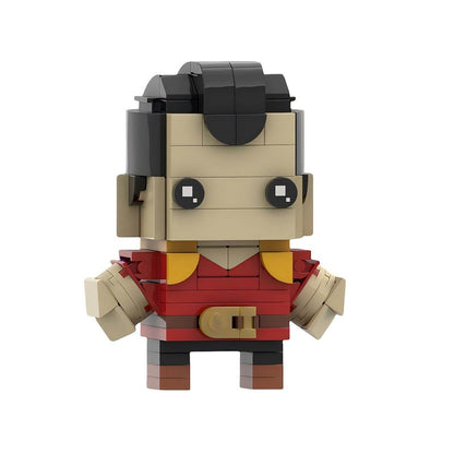 Fairytale Princess & Cursed Beast BrickHeadz Building Kit | LEGO-Compatible MOC - 8