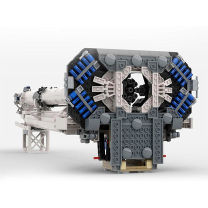 Falcon 9 MOC Rocket Launch Tower Building Kit | 1:110 Scale Model - 4