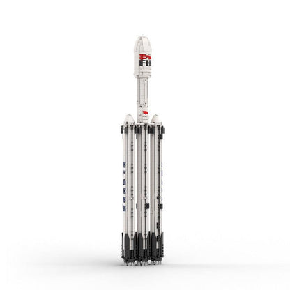 Falcon 9 Rocket MOC Building Kit | 1:110 Scale Launch Vehicle - 1