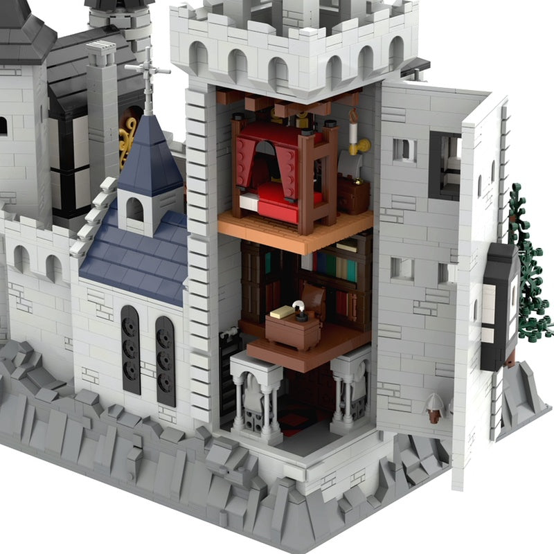 Falcon Eyrie Medieval Castle MOC Fortress Building Kit - 3