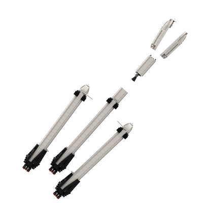 Falcon Heavy Rocket MOC Building Kit | Spacecraft Display Model - 4