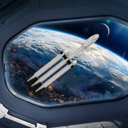 Falcon Heavy Style MOC Rocket Building Kit | Space Exploration Model - 2