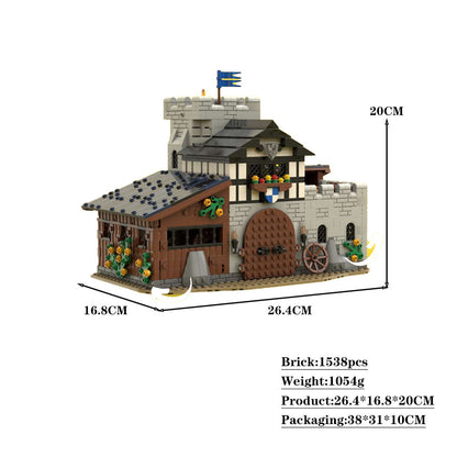 Falcon's Stable Building Kit  | LEGO-Compatible MOC - 4