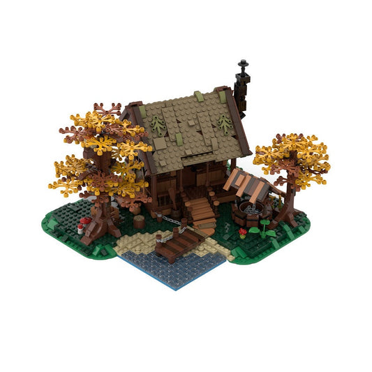 Family Cabin MOC Building Kit | Rustic Woodland House Architecture - 1
