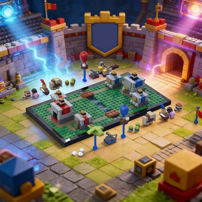 Fantasy Battle Arena Tower Defense MOC Diorama Building Kit - 3