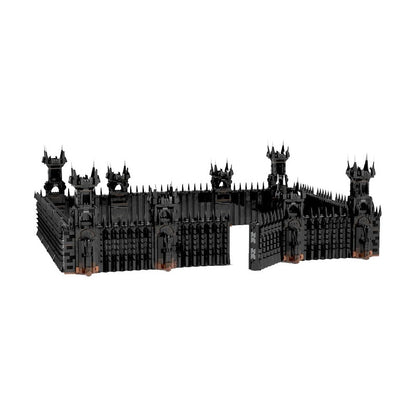 Fantasy Black Gate MOC Building Kit | Dark Castle Gate - 7