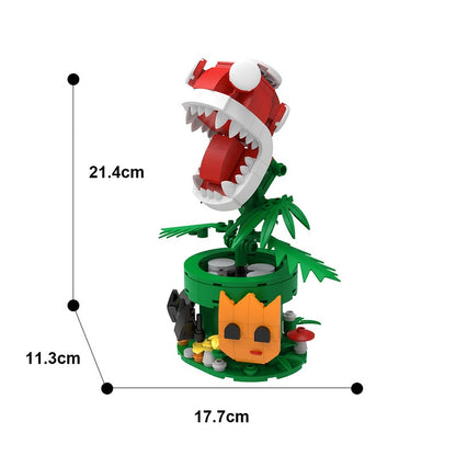 Fantasy Carnivorous Plant Pot MOC Building Kit - 4