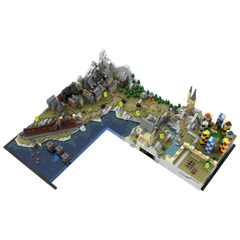 Fantasy Castle Grounds & Lakeside Village Expansion MOC Building Kit - 3