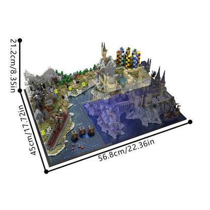 Fantasy Castle Grounds & Lakeside Village Expansion MOC Building Kit - 4