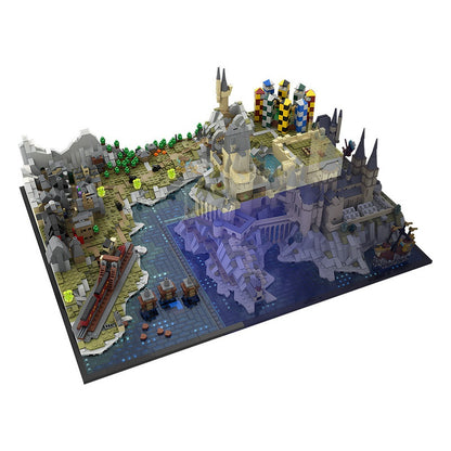Fantasy Castle Grounds & Lakeside Village Expansion MOC Building Kit - 5