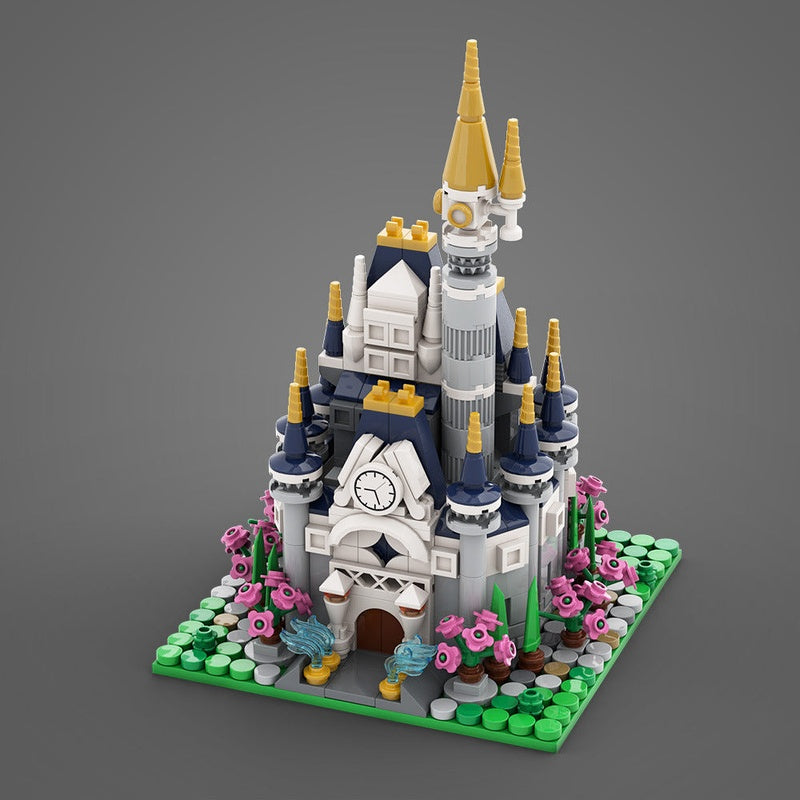 Fantasy Castle MOC Building Kit | Medieval Fortress Architecture Model - 2