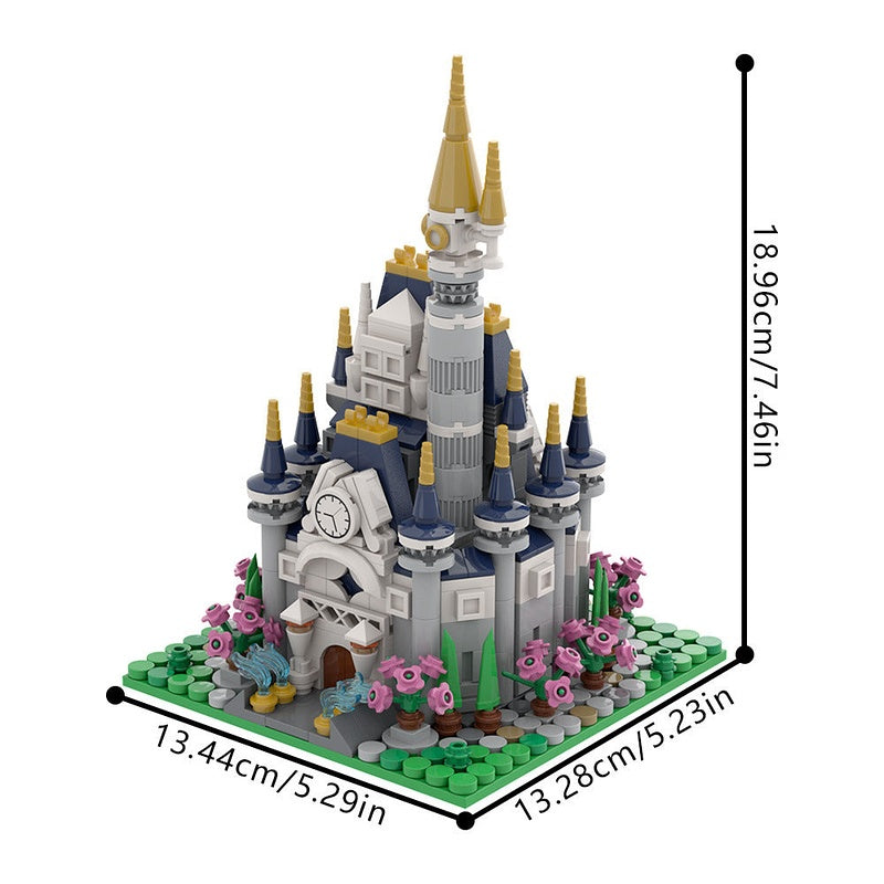 Fantasy Castle MOC Building Kit | Medieval Fortress Architecture Model - 4