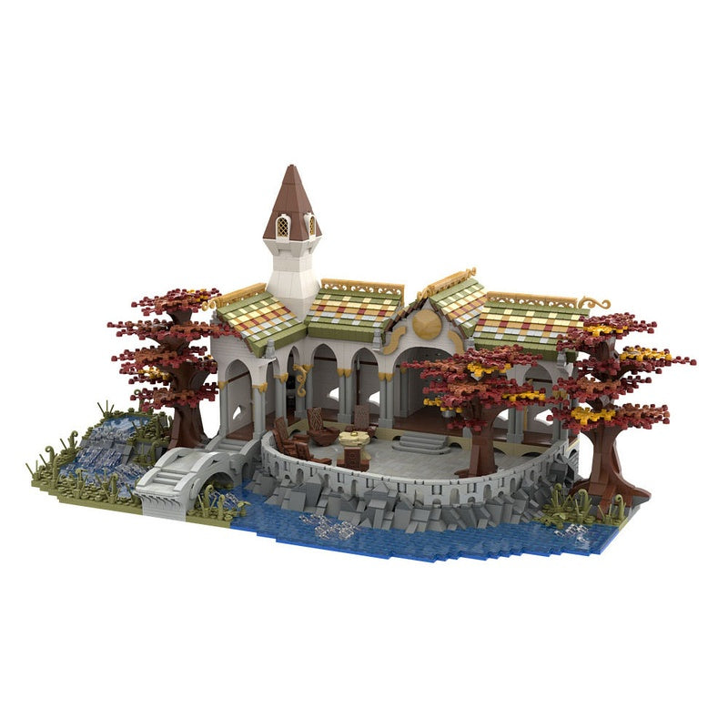Fantasy Council Pavilion & Woodland Architecture MOC Building Kit - 1