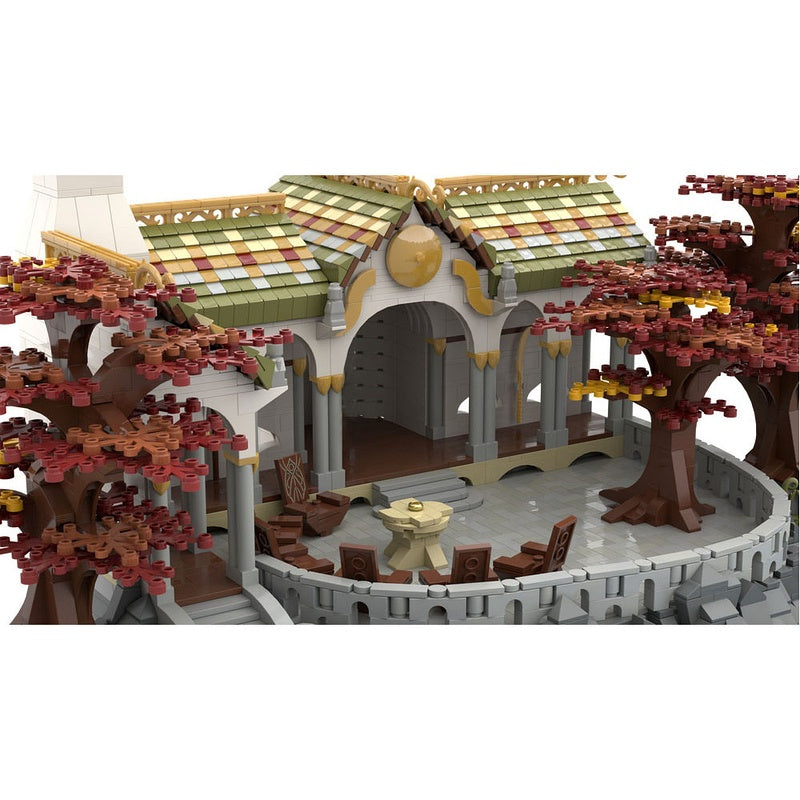 Fantasy Council Pavilion & Woodland Architecture MOC Building Kit - 2
