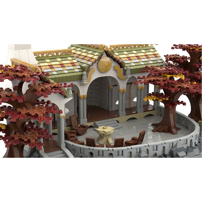 Fantasy Council Pavilion & Woodland Architecture MOC Building Kit - 2