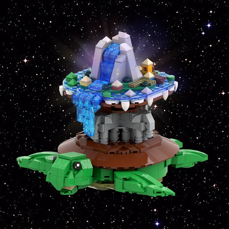 Fantasy Disc-Shaped World MOC Building Kit - 3