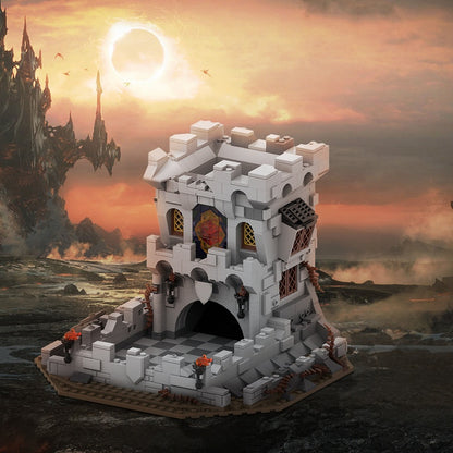 Fantasy Dragon Queen Dice Tower Building Kit | LEGO-Compatible MOC - 1