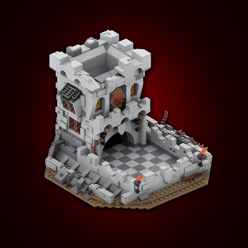 Fantasy Dragon Queen Dice Tower Building Kit | LEGO-Compatible MOC - 2