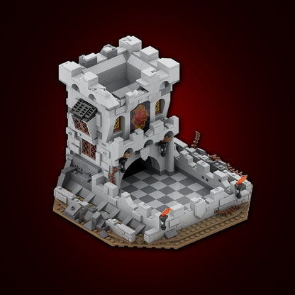 Fantasy Dragon Queen Dice Tower Building Kit | LEGO-Compatible MOC - 2