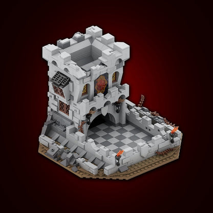 Fantasy Dragon Queen Dice Tower MOC Building Kit | Fantasy Architecture - 5