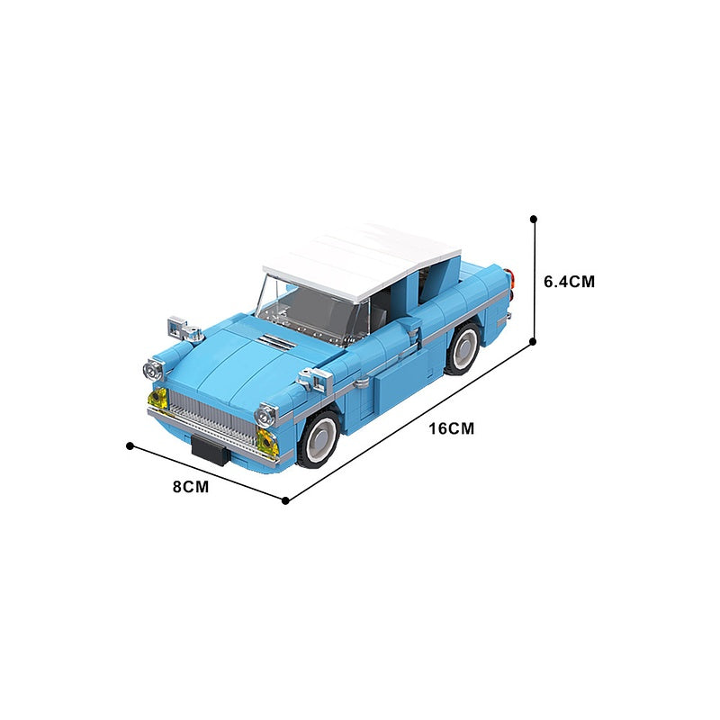 Fantasy Flying Family Sedan Building Kit | LEGO-Compatible MOC - 4