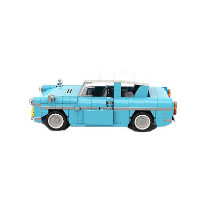 Fantasy Flying Sedan MOC Futuristic Car Building Kit - 5