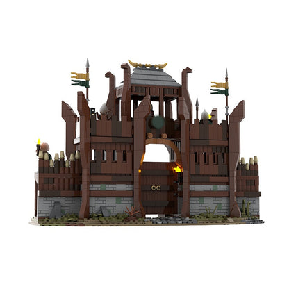 Fantasy Fortress Gate MOC Building Kit | Medieval Architecture Model - 5