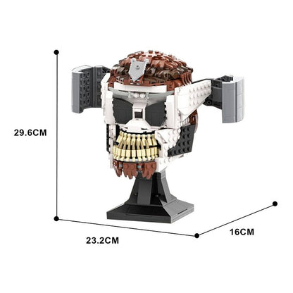 Fantasy General Helmet MOC Character Display Building Kit - 3