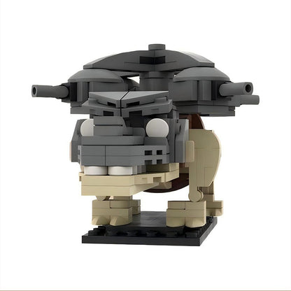 Fantasy Giant Titan Battle BrickHeadz Building Kit | LEGO-Compatible MOC - 11