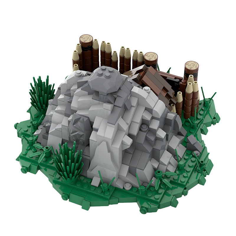 Fantasy Gold Mine MOC Building Kit | Magical Mining Architecture Model - 1